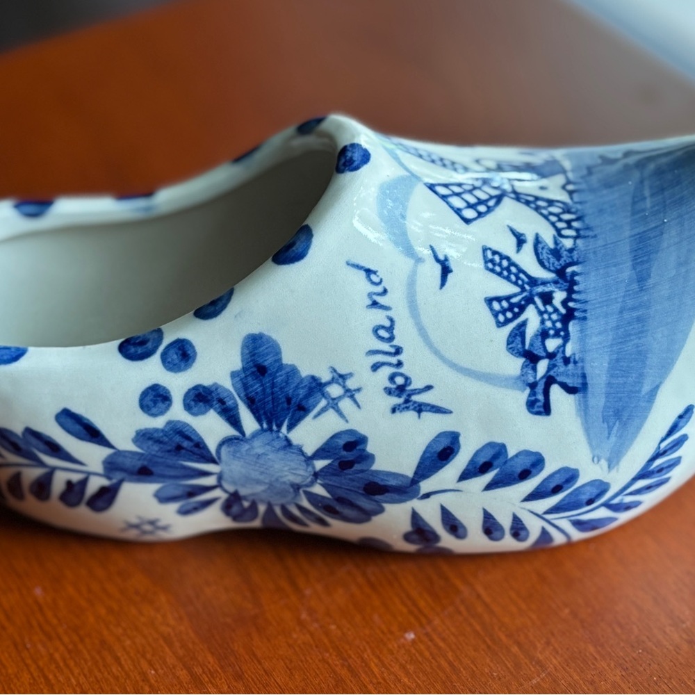 Holland Shoe Dutch Porcelain Vintage